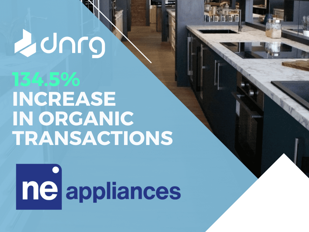 NE Appliances Organic Transactions Results